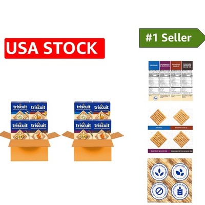 Triscuit 4 Flavor Whole Grain Crackers Variety Pack -  Snack Essentials