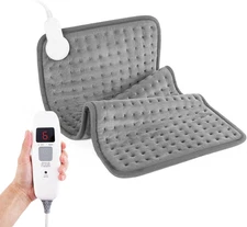 Portable Heating Pad for Back Pain Relief 12X24Inch Heating Pad Electric for Per