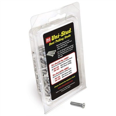 H & S Auto Shot 1142 250PK M4 Aluminum Pulling Studs Al-Mg Studs