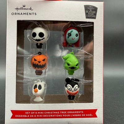 Hallmark Disney The Nightmare Before Christmas Mini Ornaments Set of 6 New