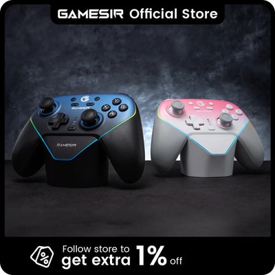 GameSir Super Nova Controller, Hall Effect Wireless with Charging Dock