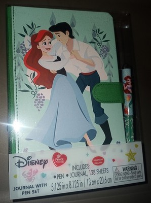 Disney Princess Little Mermaid Journal With Pen Set