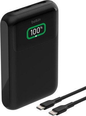 Belkin BoostCharge 3-Port Laptop/Phone Power Bank 20000mAh 65W USB-A/C Ports