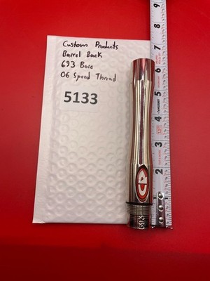 Custom Products Paintball Barrel Back 693 Bore 06 Speed Thread