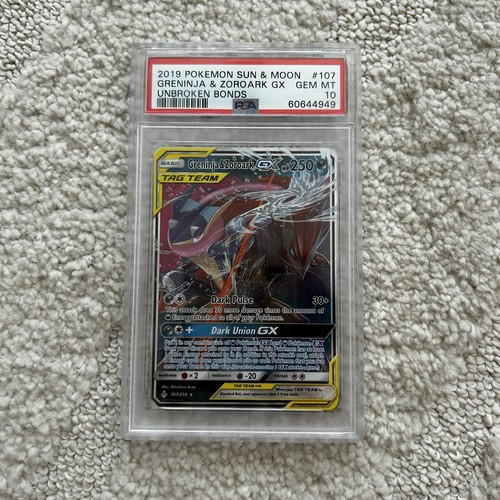 Greninja & Zoroark-GX graded PSA 10 for sale on eBay