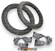19'' Front & Rear MRF Tyre Tube Set Compatible With Royal Enfield Bullet 350 500