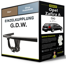 Starre Anhängerkupplung für OPEL Zafira A 04.1999-06.2005 Typ F75/ T98 G.D.W.