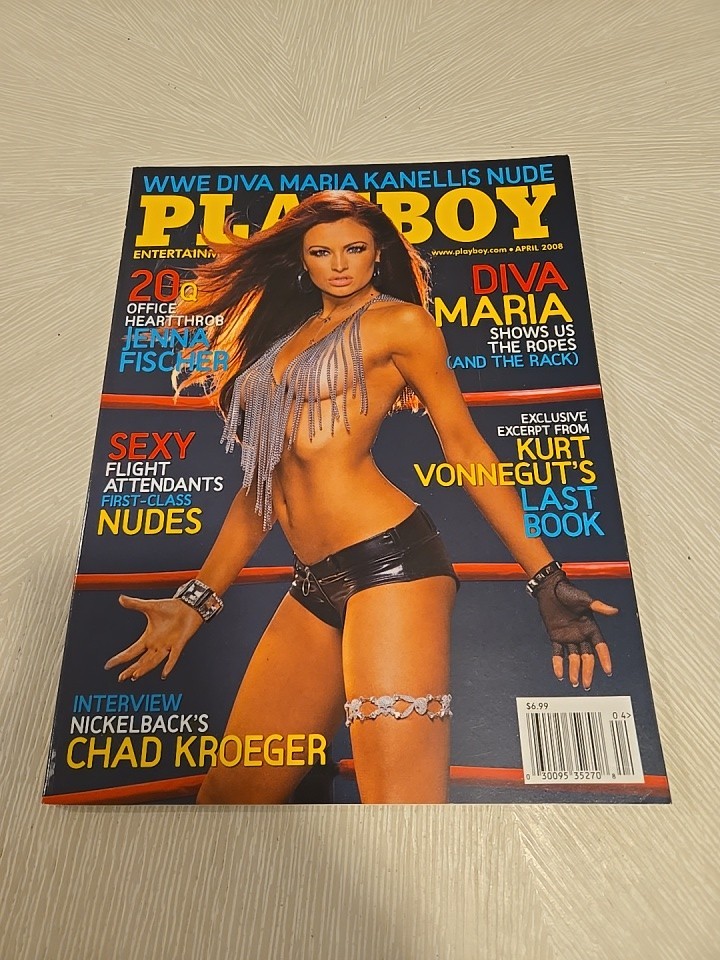 PLAYBOY MAGAZINE APRIL 2008 DIVA MARIA