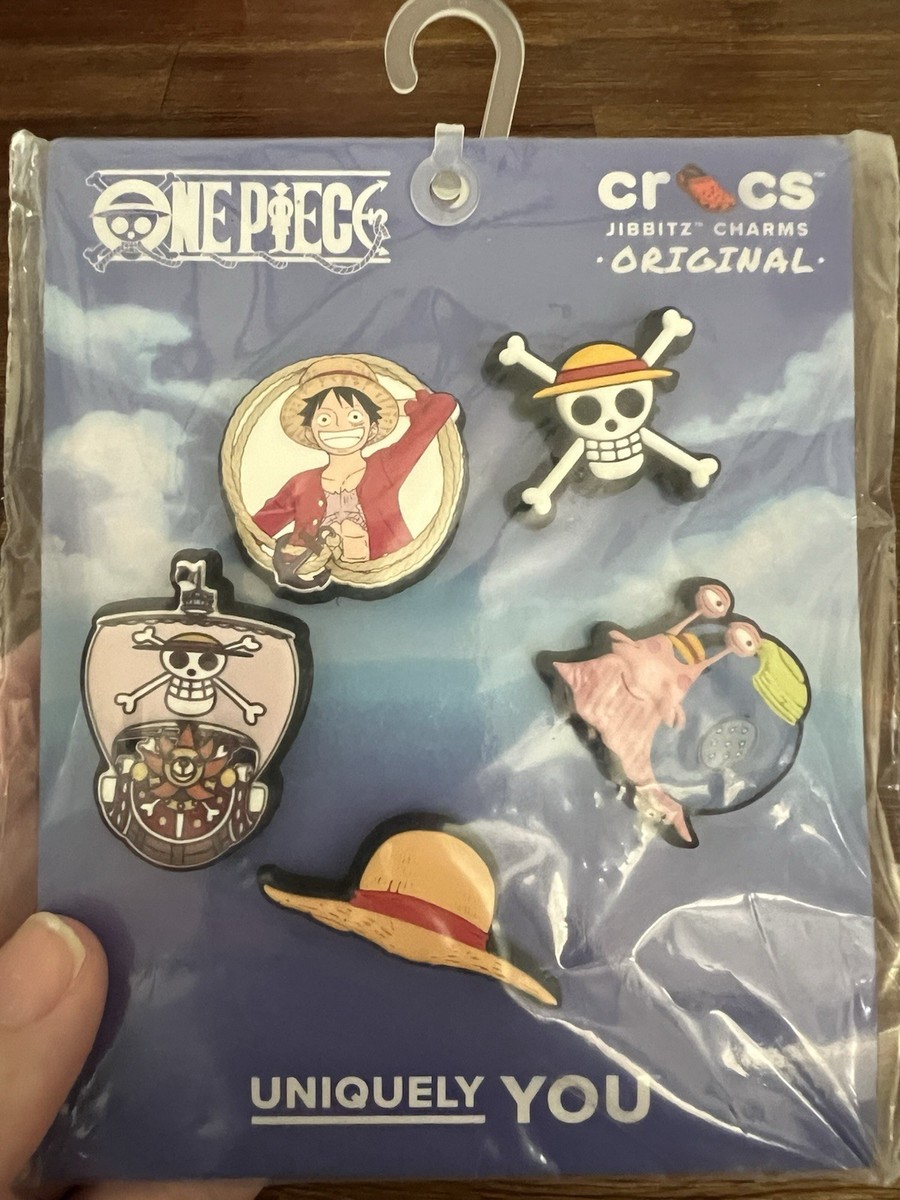 CROCS X ONE PIECE Luffy Straw Hat Pack Officially Licensed JIBBITZ