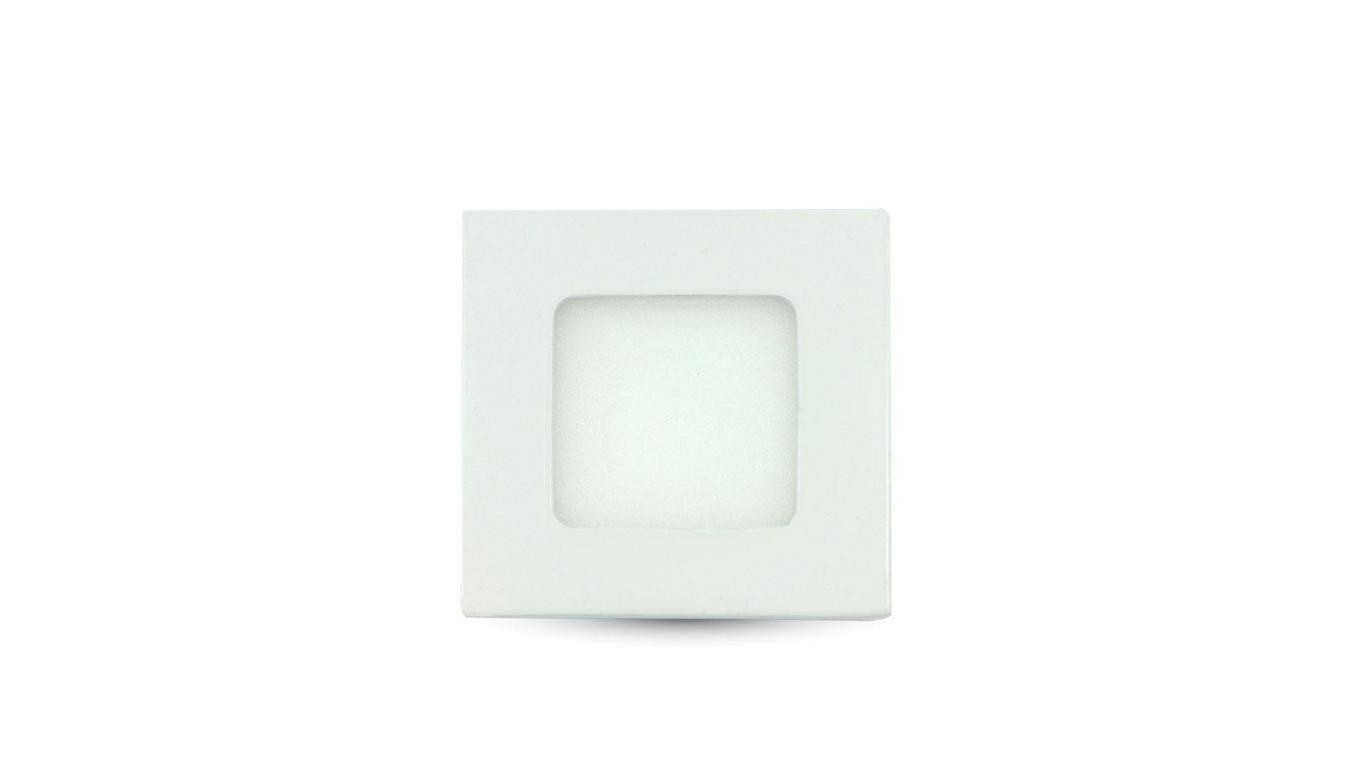 LED Downlight Lamp VT-307SQ 3W 3000K 210lm 84x84x12mm 6295