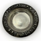 Vintage Antique S. KIRK & SON Sterling Silver Small Bowl 407 Repousse