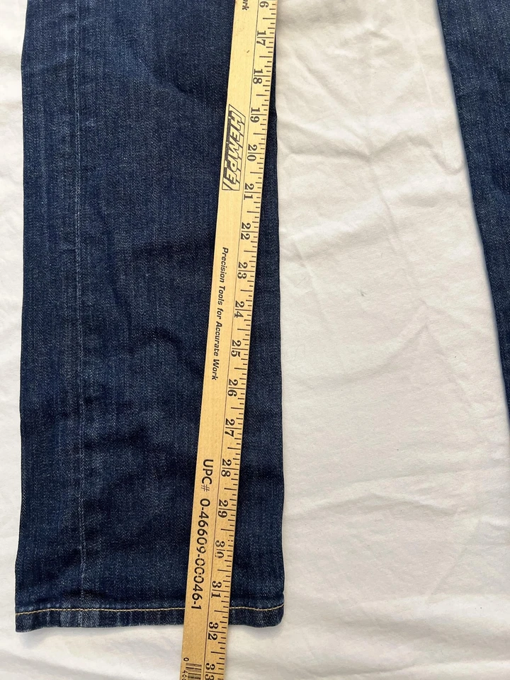 Citizens of Humanity Elson Jeans Womens Blue Denim Medium Rise Straight Leg USA - Image 2 of 4