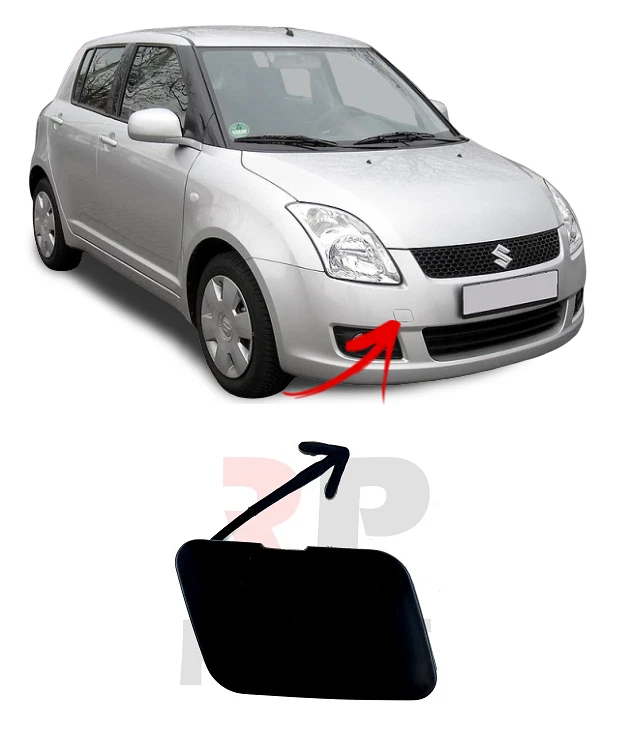 FOR SUZUKI SWIFT 2005 - 2010 FRONT BUMPER TOW HOOK EYE COVER CAP FOR  PAINTING