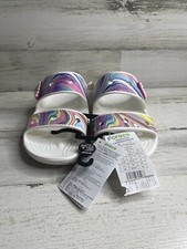 Crocs Men's and Women's Classic Graphic Sandals Slides Size Men  s 8/Women  s 10