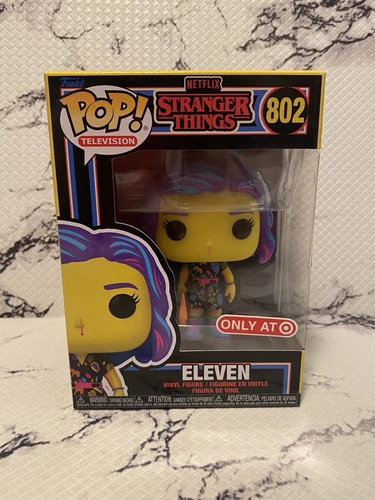 Funko Pop! Stranger Things Black Light Eleven #802 Target Brand New