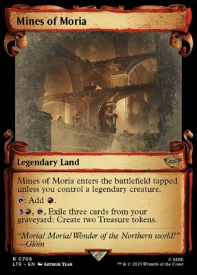 Mines of Moria (Showcase Scrolls) Universes Beyond:Lord of the Rings #0708 FOIL