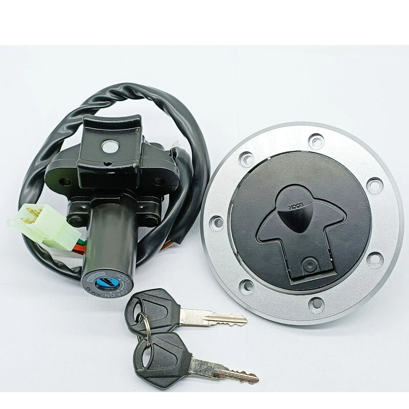 Ignition Switch Fuel Gas Cap Key For Kawasaki Ninja ZX-7R (ZX750) 2000-2001 - Imagem 3 de 4