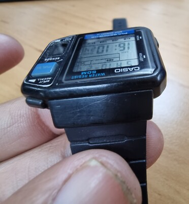 rare CASIO JP-100W PULSE CHECK VINTAGE DIGITAL WATCH JAPAN rare CASIO JP-100W PULSE CHECK VINTAGE DIGITAL WATCH JAPAN