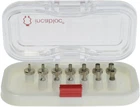 Horotec 13.153 ASSORTMENT INCABLOC, 6 PUSHERS + 7 STAKES, AXLE Ø 4 mm Swiss Made