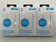 AT&T Tempered Glass Antimicrobial Screen Protector - iPhone 15 pro