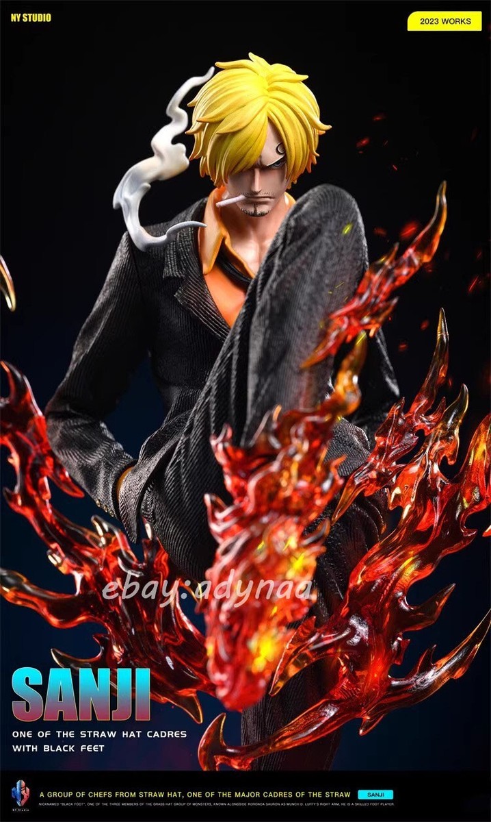 NY Studio ONE PIECE Sanji Ifrit Jambe Figure Two Tone