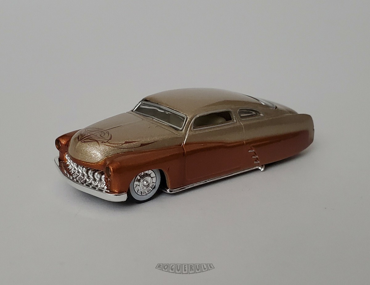 🚦Hot Wheels Kalifornia Kustoms 1/64 '49 Merc Lead Sled - Gold