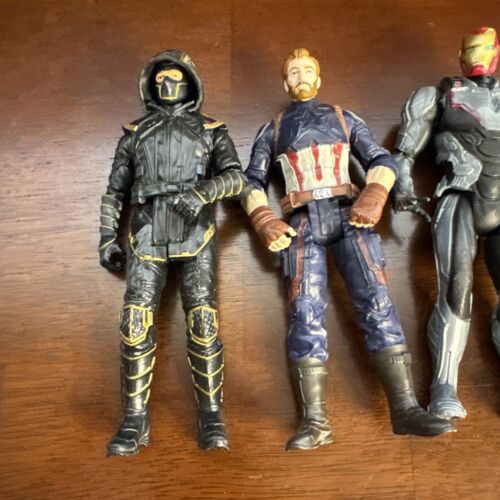 Marvel Avengers 4 Action Figures lot Iron Man Hawkeye Ant Man Captain America - Picture 3 of 6