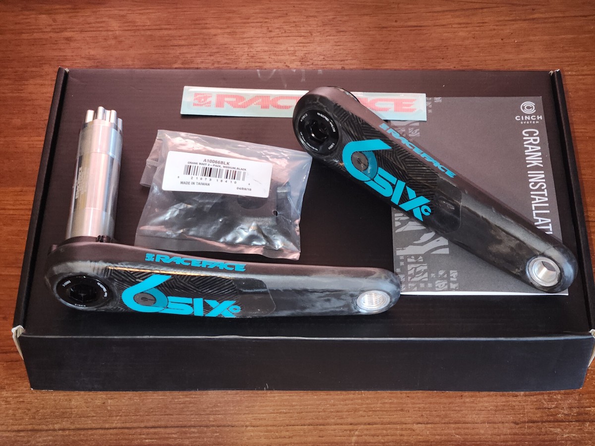 NEW Race Face SixC Cinch Carbon 175mm MTB Crankarms 68/78mm