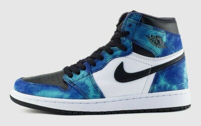 green and blue jordan