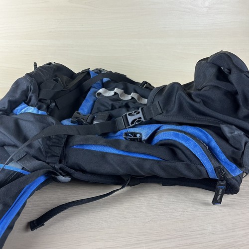 High Peak Simex Sport Adjustable Hiking Camping Backpack Blue Black - Picture 5 of 8