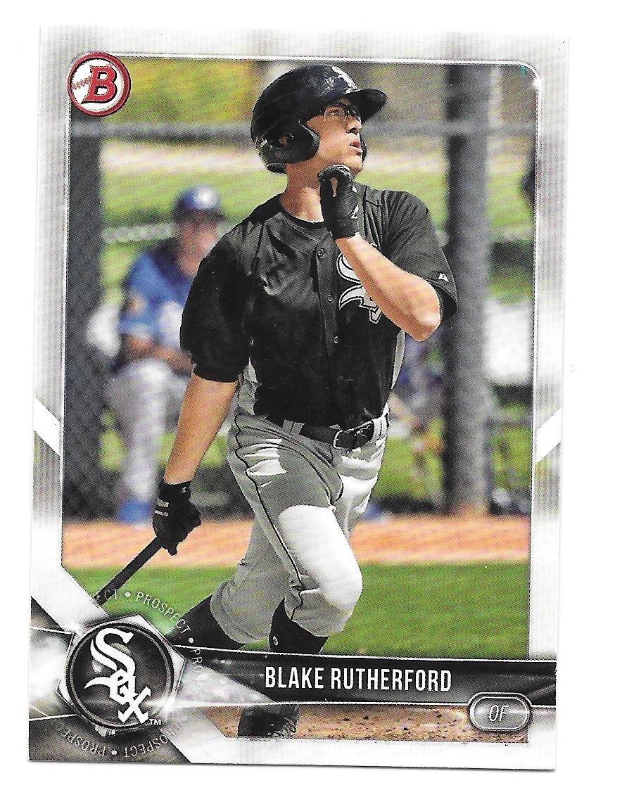 2018 Bowman Paper Prospects BLAKE RUTHERFORD - CHICAGO WHITE SOX - #BP ...