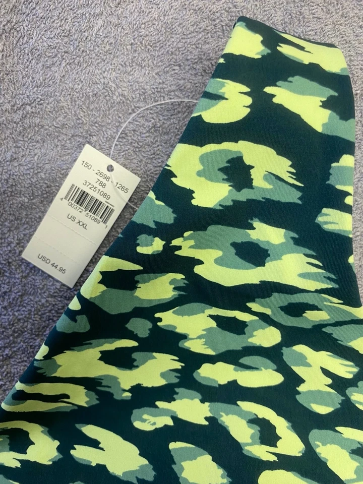 Sujetador deportivo Aerie Goals Plunge -- XXL VERDE BOSQUE PROFUNDO Foto 3 de 4