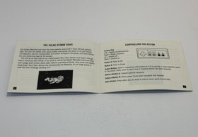 NES Solar Jetman: Hunt for the Golden Warship - Solo manual de instrucciones