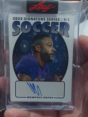 【希少】Leaf2022Signature Seriesメンフィス・デパイ Memphis Depay 2022 Leaf Signature Series Auto 1/1 | eBay
