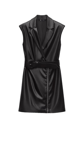 ZARA Vegan Leather Mini Dress. SizeXL | eBay ZARA Vegan Leather Mini Dress. SizeXL | eBay