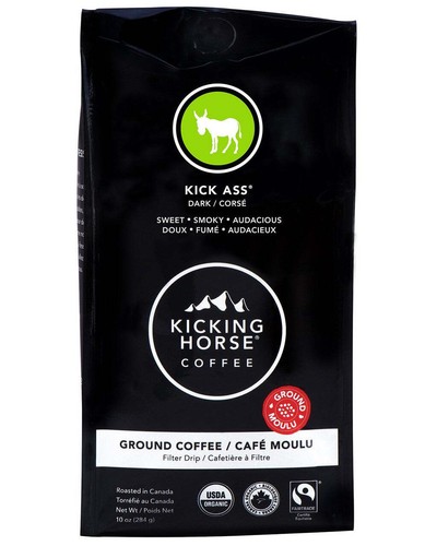 Kicking Horse Ground Coffee Kick Ass Dark Roast 284g/10 oz. - Picture 3 of 5