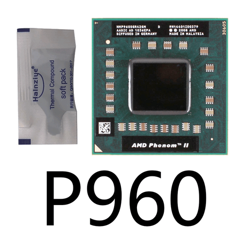 Processeur processeur mobile AMD Phenom II quadricœur P960 socket S1G4 - Photo 1/1