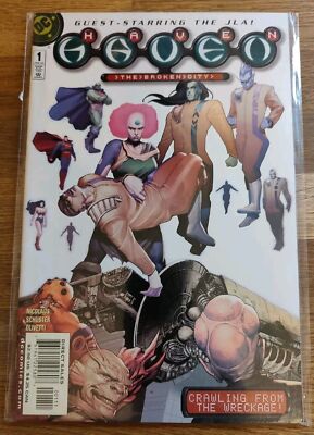 COMIC - DC Comics Haven The Broken City Feat JLA Number #1 Feb 2002 