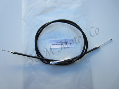 TRIUMPH THROTTLE CABLE 650cc TR6 1964-67 TROPHY 60-0519, D519