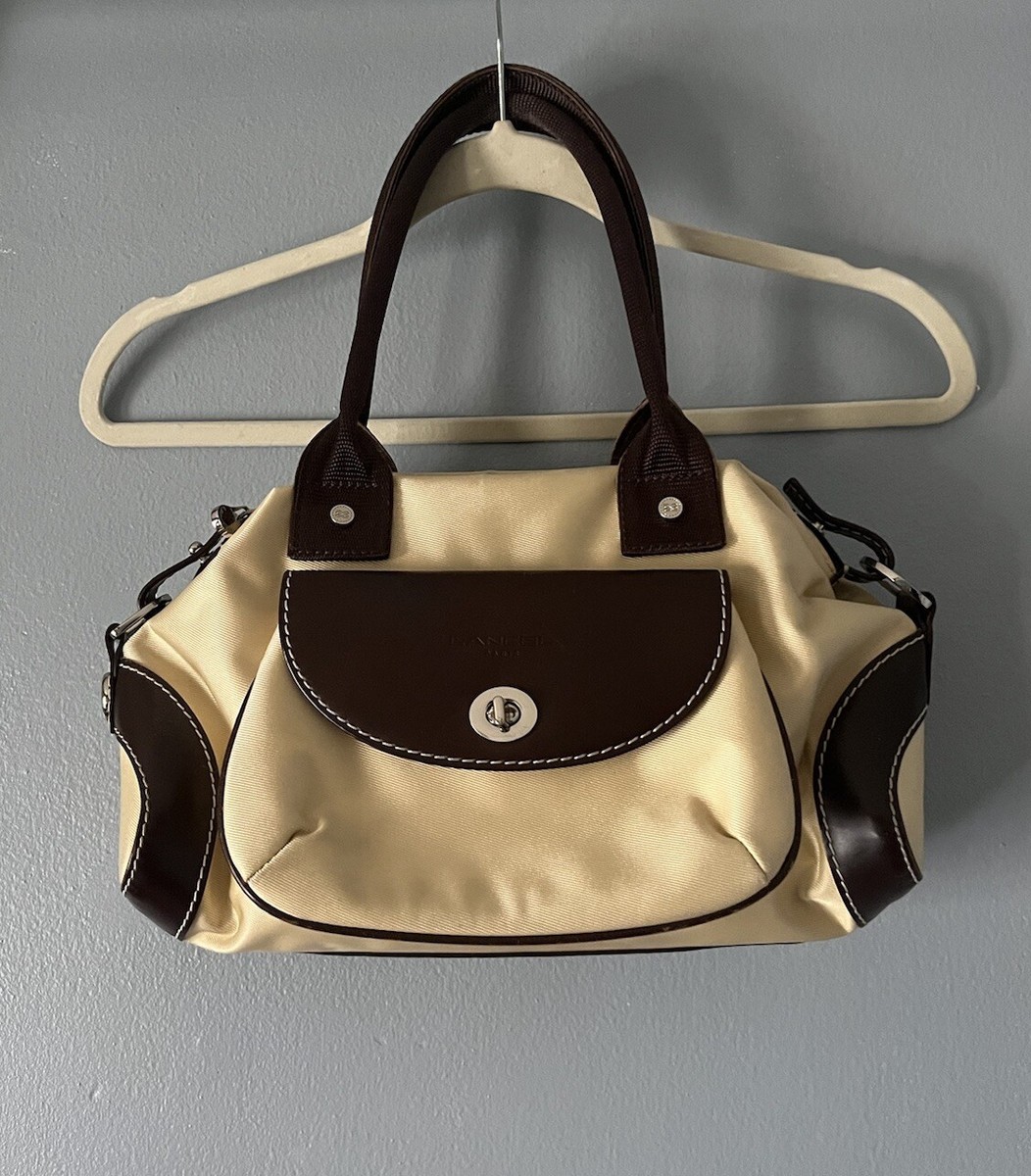 Vintage Lancel Bag Beige Brown