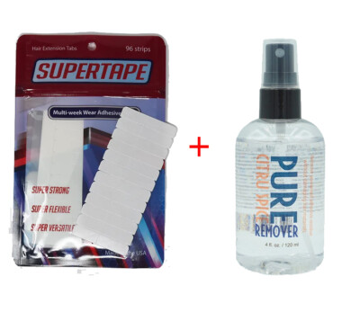 36 STRIPS+TAPEBAND CITRUS SOLVENT LÖSER REMOVER TAPE EXTENSIONS HAARVERLÄNGERUNG