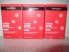 X3 Neutrogena stubborn acne ultra thin blemish 72 total patches w/ hydrocolloid