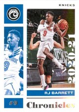 RJ Barrett 2020-21 Panini Chronicles Basketball Chronicles Base Card #18 Knicks