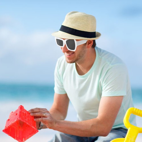 Funny Sunglasses Men Women Eyebrow Raising Irregular Eyewear Personality - Picture 11 of 17