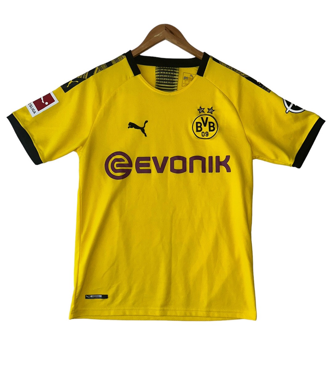 Puma Dortmund Erling Haaland #17 Home Yellow Jersey Size Small | eBay