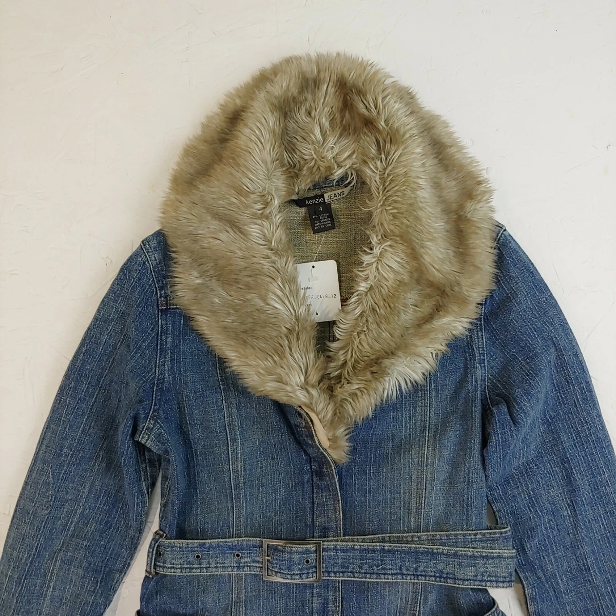 Denim Jeans Jacket With Fur Winter Jacket Brother-mart, 48% OFF