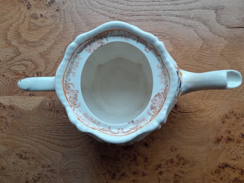 Vintage Ridgway Apple Blossom Design Teapot - Made In England c1930s - Picture 10 of 24