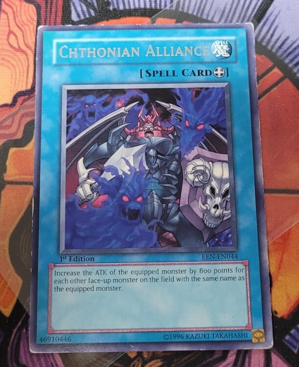 yugioh chthonian deck Amazon.com: Yu-Gi-Oh! - Chthonian Alliance (EEN-EN044) - Elemental Energy -  Unlimited Edition