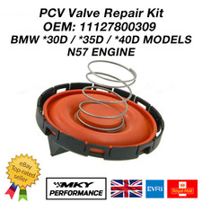 BMW N57 PCV Diaphragm Valve Cover Repair Kit Cap 11127800309 330d 430d 35d 40d