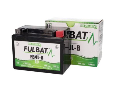 NHK Maintenance-Free Gel Battery For Scooters – 12V 5Ah, Replaces YTX4L-BS, YTX5L-BS, YB4L-B (YT4A-3)